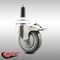 Service Caster 4 Inch 316SS Gray Poly Swivel 3/4 Inch Expanding Stem Caster Lock Brake SCC SCC-SS316TTLEX20S414-PPUB-34 - alternate 1